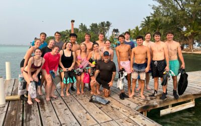 Pretending To Be A Mermaid In Belize