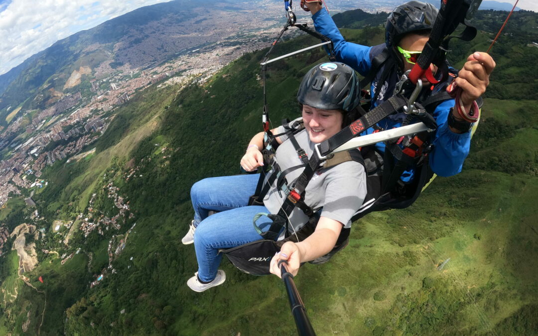 Paragliding in Medellín!
