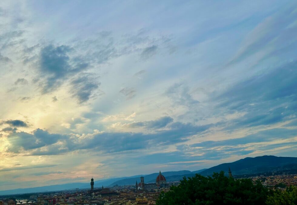 A Memorable City Walk to Piazzale Michelangelo in Florence, Italy